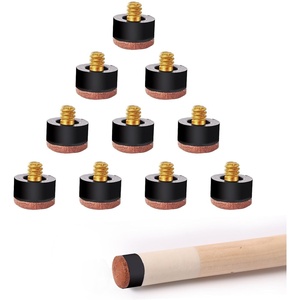 image:imageGSE Games amp Sports Expert 10 Pieces 12mm13mm Billiard Pool Tips SoftHard Screwon Tips Replacement or White Pool Cue Stick Nylon Ferrules Replacement12mm