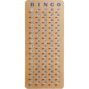 image:imageGSE Games amp Sports Expert 10Pack Reusable Shutter Bingo Cards 5Ply Stitched FingerTip Slide Bingo Game Cards with QuickClear Sliding WindowsMaster Board