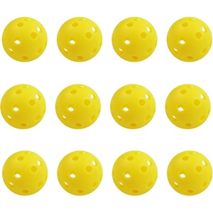 image:imageGSE Games amp Sports Expert 12Pack Practice Golf Balls 40mm Limited Flight Plastic Soft Golf Balls Airflow Hollow Training Golf Ball for Swing Practice Several Colors AvailableYellow
