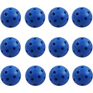 image:imageGSE Games amp Sports Expert 12Pack Practice Golf Balls 40mm Limited Flight Plastic Soft Golf Balls Airflow Hollow Training Golf Ball for Swing Practice Several Colors AvailableBlue