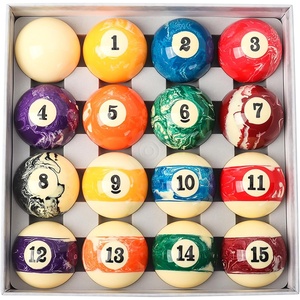 image:imageGSE Games amp Sports Expert 2 14Inch Professional Regulation Size Billiards Pool Balls Set Standard Set of 16 Pool Balls for Billiard Table Pool Table Accessories Several Colors AvailableMarble Style Balls