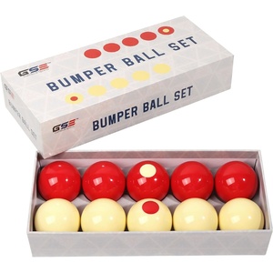 image:imageGSE Games amp Sports Expert 218 Regulation Size Bumper Pool Balls Standard Set of 10 Billiard Ball Set Bumper Pool Table Accessories