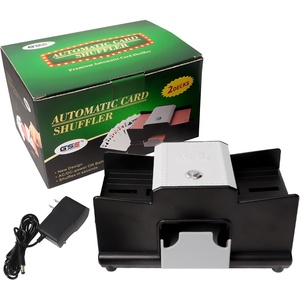 image:imageGSE Games amp Sports Expert 2Deck ACDCPower amp BatteryOperated Casino Automatic Card Shuffler for Playing Card Blackjack Texas Hold em UNO Poker Home Card Games