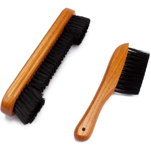 image:imageGSE Games amp Sports Expert 2Piece Solid Wood Billiard Pool Table Brush and Rail Brush Set Billiards Pool Table Cleaning ToolsOak
