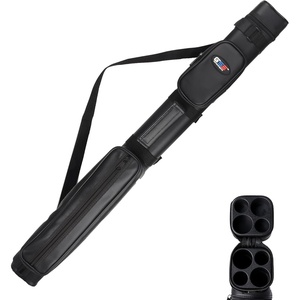 image:imageGSE Games amp Sports Expert 2x2 Deluxe Hard Billiard Pool Cue Stick Carrying Case Billiard Cue Case Billiards Accessories Several Colors AvailableSquare  Black