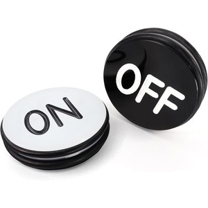 image:imageGSE Games amp Sports Expert 3 Acrylic Craps ONOff Poker Button Casino Grade Craps Button for Casino Poker Nights Family Parties Craps Games1Pack