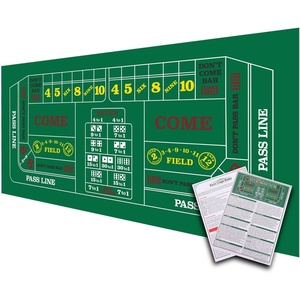 image:imageGSE Games amp Sports Expert 36 x 72 Casino Layout Felt Professional Casino Tabletop Mat for Parties Casino Poker Game NightCraps