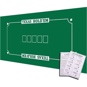 image:imageGSE Games amp Sports Expert 36 x 72 Casino Layout Felt Professional Casino Tabletop Mat for Parties Casino Poker Game NightTexas Holdem Poker