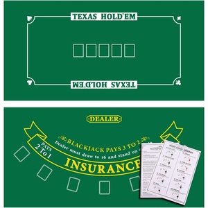 image:imageGSE Games amp Sports Expert 36 x 72 DoubleSided Casino Layout Felt Las Vegas Style Tabletop Mat for Parties Home Entertainment Poker Game NightBlackjackTexas Holdem Poker