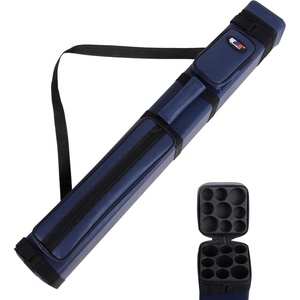 image:imageGSE Games amp Sports Expert 3x6 Hard Pool Cue Case Billiard Stick Carrying Bag for 3 Sticks Holds 3 Butts and 6 Shafts Several Colors AvailableBlue
