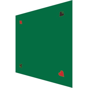 image:imageGSE Games amp Sports Expert 40 x 40 Poker Card Playing Tabletop Felt Casino Playing Card Poker Layout Mat for Table Top