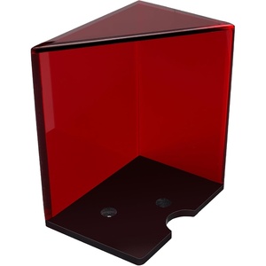 image:imageGSE Games amp Sports Expert Acrylic Discard Trays Casino Grade Discard Holder Trays for Blackjack Bridge Playing Cards Holds 6 Decks of Cards6  Deck Red