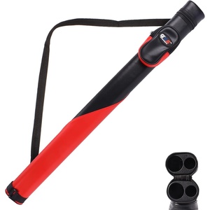 image:imageGSE Games amp Sports Expert Billiard Cue Cases 1x1 Deluxe Hard Billiard Pool Cue Stick Carrying Case Pool Billiards Accessories Several Colors AvailableDeluxe  BlackRed