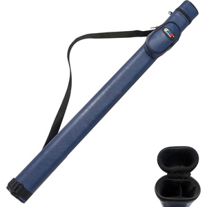 image:imageGSE Games amp Sports Expert Billiard Cue Cases 1x1 Deluxe Hard Billiard Pool Cue Stick Carrying Case Pool Billiards Accessories Several Colors AvailableBlue