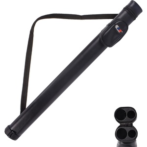 image:imageGSE Games amp Sports Expert Billiard Cue Cases 1x1 Deluxe Hard Billiard Pool Cue Stick Carrying Case Pool Billiards Accessories Several Colors AvailableDeluxe  Black