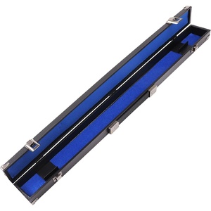 image:imageGSE Games amp Sports Expert Billiard Pool Cue Stick Hard Box for 2Piece Pool Cue Stick Billiard Carrying Case Holds 1 Butt and 1 ShaftBlue