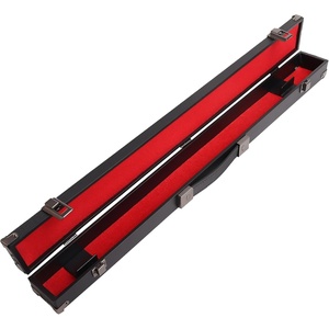image:imageGSE Games amp Sports Expert Billiard Pool Cue Stick Hard Box for 2Piece Pool Cue Stick Billiard Carrying Case Holds 1 Butt and 1 ShaftRed