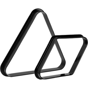 image:imageGSE Games amp Sports Expert Black Plastic Billiard Pool Ball 8Ball Triangle Racks  9Ball Diamond Pool Ball Racks Fit Standard 214 Billiard Pool BallsTriangle  Diamond Racks