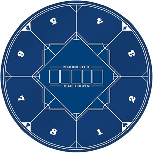 image:imageGSE Games amp Sports Expert Casino Texas Holdem Poker Tabletop Layout Mat NonSlip Rubber Texas Holdem Table Top for FamilyFriends Parties Casino Night47 X 47 Texas Holdem Layout Mat