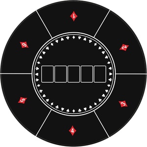image:imageGSE Games amp Sports Expert Casino Texas Holdem Poker Tabletop Layout Mat NonSlip Rubber Texas Holdem Table Top for FamilyFriends Parties Casino Night35 X 35 Texas Holdem Layout Mat