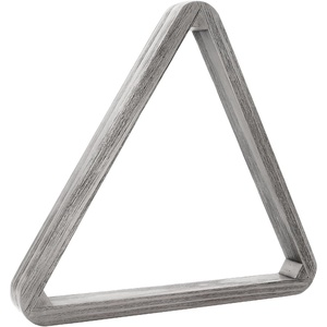 image:imageGSE Games amp Sports Expert Deluxe Heavy Duty Solid Wood Billiard 8Ball Triangle  9Ball Diamond Pool Ball Racks for 214 Pool Balls Billiards AccessoriesBrushed Grey