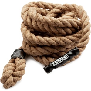 image:imageGSE Games amp Sports Expert Gym Climbing Rope Polyester Workout Rope for IndoorOutdoor and Home Workouts Great for Climbing Exercises Strength Training  15 FeetSisal