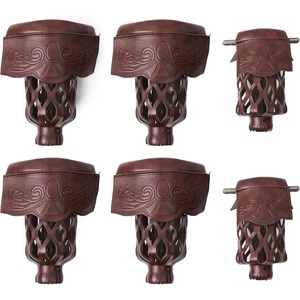 image:imageGSE Games amp Sports Expert Set of 6 Heavy Duty PU Leather Billiard Pool Table Pockets Billiard Pool Table Accessories Several Colors amp Styles AvailableWalnut  Shield