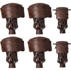image:imageGSE Games amp Sports Expert Set of 6 Heavy Duty PU Leather Billiard Pool Table Pockets Billiard Pool Table Accessories Several Colors amp Styles AvailableWalnut  Smooth