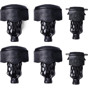 image:imageGSE Games amp Sports Expert Set of 6 Heavy Duty PU Leather Billiard Pool Table Pockets Billiard Pool Table Accessories Several Colors amp Styles AvailableBlack  Shield