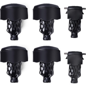 image:imageGSE Games amp Sports Expert Set of 6 Heavy Duty PU Leather Billiard Pool Table Pockets Billiard Pool Table Accessories Several Colors amp Styles AvailableBlack  Smooth