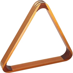 image:imageGSE Games amp Sports Expert Solid Wood Billiard 8Ball Triangle  9Ball Diamond Pool Ball Racks for 214 Pool Balls Pool Table Accessories2Tone Oak