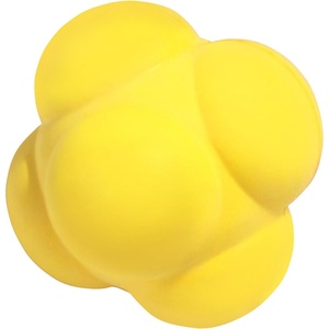 image:imageGSE Games amp Sports Expert Sports Reaction Balls Reactivity Ball for Field Training Agility Trainer for Baseball Rubber Bounce Balls for HandEye Coordination amp Speed Reflex TrainingYellow