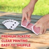 image:imageGSE Games amp Sports Expert 100 Plastic Waterproof Playing Cards StandardJumbo Index PokerBridge Size Perfect for Outdoor Camping Beach amp Pool TravelPoker Size  Regular Index