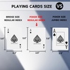 image:imageGSE Games amp Sports Expert 100 Plastic Waterproof Playing Cards StandardJumbo Index PokerBridge Size Perfect for Outdoor Camping Beach amp Pool TravelPoker Size  Regular Index