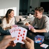 image:imageGSE Games amp Sports Expert 100 Plastic Waterproof Playing Cards StandardJumbo Index PokerBridge Size Perfect for Outdoor Camping Beach amp Pool TravelBridge Size  Regular Index