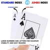 image:imageGSE Games amp Sports Expert 100 Plastic Waterproof Playing Cards StandardJumbo Index PokerBridge Size Perfect for Outdoor Camping Beach amp Pool TravelPoker Size  Jumbo Index