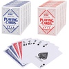 image:imageGSE Games amp Sports Expert 100 Plastic Waterproof Playing Cards StandardJumbo Index PokerBridge Size Perfect for Outdoor Camping Beach amp Pool TravelPoker Size  Regular Index