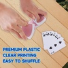 image:imageGSE Games amp Sports Expert 100 Plastic Waterproof Playing Cards StandardJumbo Index PokerBridge Size Perfect for Outdoor Camping Beach amp Pool TravelBridge Size  Regular Index