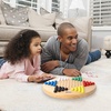 image:imageGSE Games amp Sports Expert 115 Natural Wood Chinese Checkers Board Game Set with Wooden Colorful Marbles Classic Strategy Family Board Game for Kids amp Adults