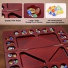 image:imageGSE Games amp Sports Expert 4Player Mancala Board Game with MultiColor Glass Stones Folding Wooden 4Way Mancala Family Travel Strategy Games Set for Kids amp Adults Mahogany4player Mahogany