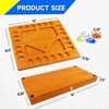 image:imageGSE Games amp Sports Expert 4Player Mancala Board Game with MultiColor Glass Stones Folding Wooden 4Way Mancala Family Travel Strategy Games Set for Kids amp Adults Mahogany4player Oak