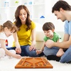 image:imageGSE Games amp Sports Expert 4Player Mancala Board Game with MultiColor Glass Stones Folding Wooden 4Way Mancala Family Travel Strategy Games Set for Kids amp Adults Mahogany4player Oak