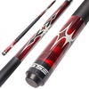 image:imageGSE Games amp Sports Expert 58 2Piece Canadian Maple Hardwood Billiard Pool Cue Sticks for MenWomen House or CommercialBar Use Several Colors Weight 18oz 19oz 20oz 21oz AvailableRed