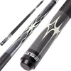 image:imageGSE Games amp Sports Expert 58 2Piece Canadian Maple Hardwood Billiard Pool Cue Sticks for MenWomen House or CommercialBar Use Several Colors Weight 18oz 19oz 20oz 21oz AvailableGrey