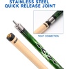 image:imageGSE Games amp Sports Expert 58 2Piece Canadian Maple Hardwood Billiard Pool Cue Sticks for MenWomen House or CommercialBar Use Several Colors Weight 18oz 19oz 20oz 21oz AvailableGreen