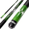 image:imageGSE Games amp Sports Expert 58 2Piece Canadian Maple Hardwood Billiard Pool Cue Sticks for MenWomen House or CommercialBar Use Several Colors Weight 18oz 19oz 20oz 21oz AvailableGreen