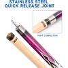 image:imageGSE Games amp Sports Expert 58 2Piece Canadian Maple Hardwood Billiard Pool Cue Sticks for MenWomen House or CommercialBar Use Several Colors Weight 18oz 19oz 20oz 21oz AvailablePurple