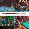 image:imageGSE Games amp Sports Expert 58 2Piece Canadian Maple Hardwood Billiard Pool Cue Sticks for MenWomen House or CommercialBar Use Several Colors Weight 18oz 19oz 20oz 21oz AvailableGrey