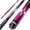 image:imageGSE Games amp Sports Expert 58 2Piece Canadian Maple Hardwood Billiard Pool Cue Sticks for MenWomen House or CommercialBar Use Several Colors Weight 18oz 19oz 20oz 21oz AvailablePurple
