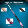 image:imageGSE Games amp Sports Expert 58 2Piece Canadian Maple Hardwood Billiard Pool Cue Sticks for MenWomen House or CommercialBar Use Several Colors Weight 18oz 19oz 20oz 21oz AvailablePurple